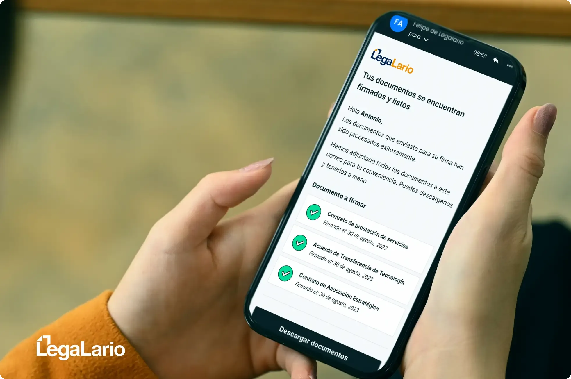 Legalario — Legalario Emails Case Study: Electronic Signature for Anyone. Email redesign for Legalario's e-signature platform. Previous emails looked like spam. We redesigned invitations, reminders, and confirmation.