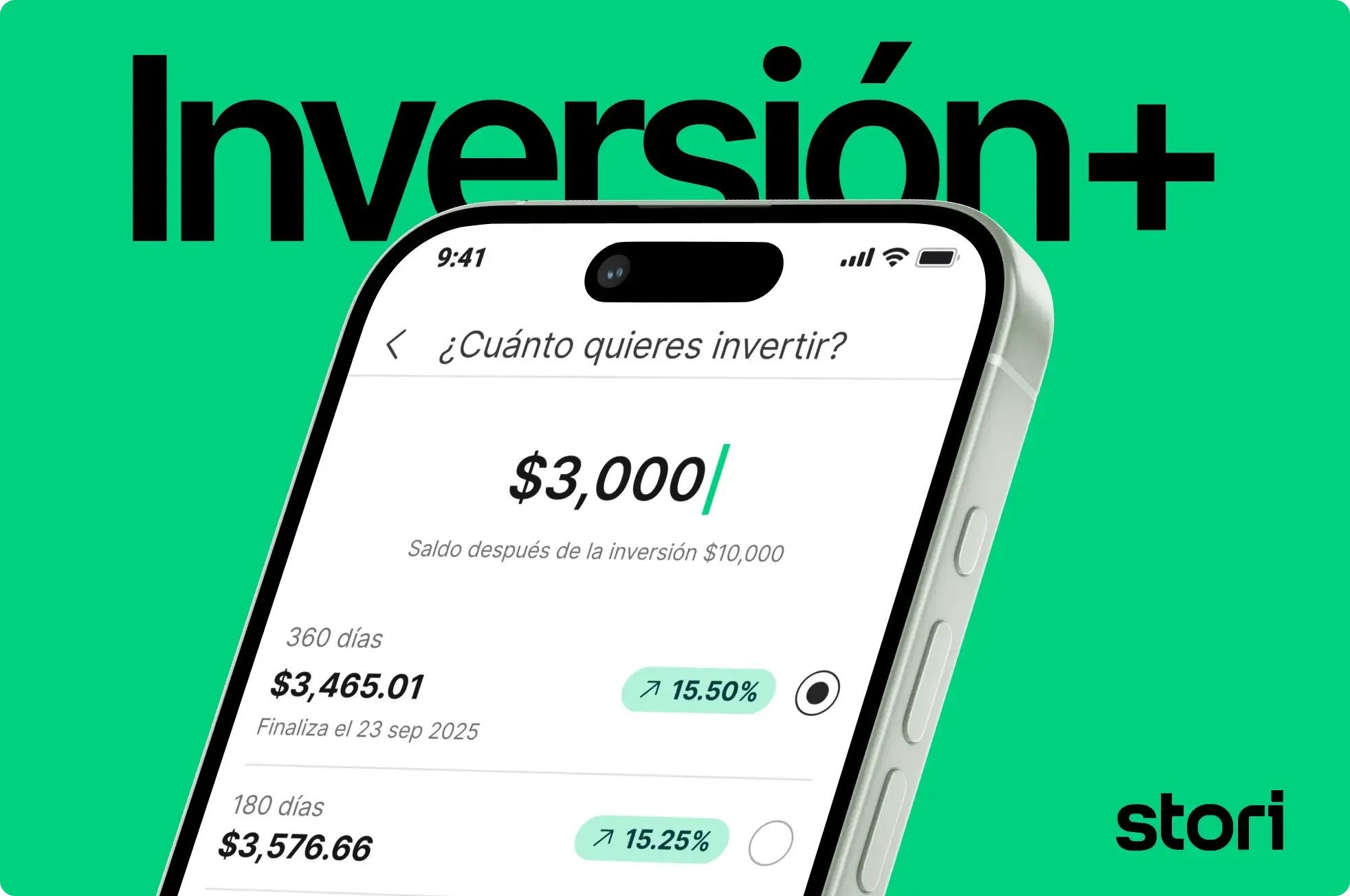 Stori — Stori Inversión+ Case Study: +477% Activation. Democratize returns with easy, guided investing and time-locked accounts. Offer tiered yields, goal-based locks.